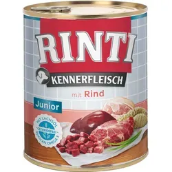 Rinti Hunde-Nassfutter Kennerfleisch Junior Rind 800 g