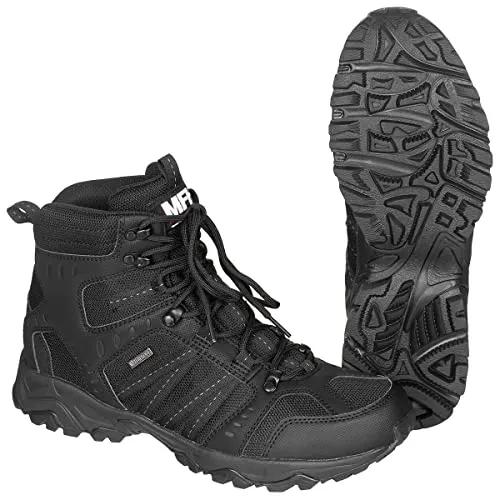 Max-Fuchs Unisex Walking-Schuh 18833A, Schwarz, 40 EU - Wanderschuhe, wasserdicht und atmungsaktiv mit Zuglasche für einfachen Einstieg – ideal für Outdoor-Abenteuer.
