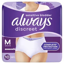 always Discreet Inkontinenz Pants Plus M 10 Inkontinenz-Höschen