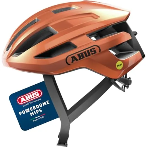 ABUS Rennradhelm PowerDome MIPS - leichter und sicherer Fahrradhelm mit Belüftungssystem - Fahrradhelme: Leichter Erwachsenenhelm mit MIPS Aufprallschutz und individuellem Anpassungssystem für maximalen Komfort und Sicherheit beim Radfahren.