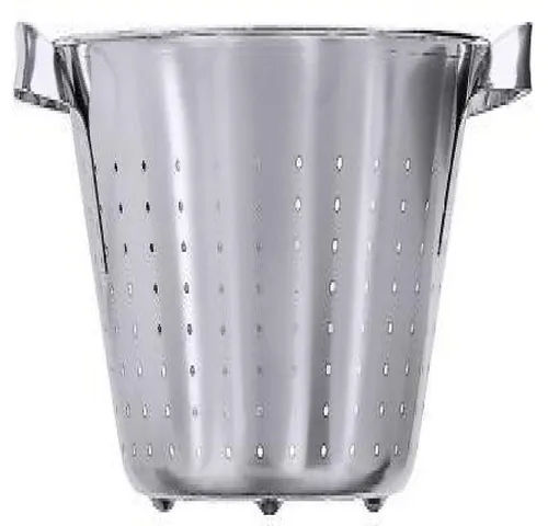 Contacto Edelstahl Seiher - Hochwertiger Seiher aus Edelstahl, ideal zum Abseihen von Lebensmitteln. Perfekt für jede Küche mit einer Länge von 26,5 cm.