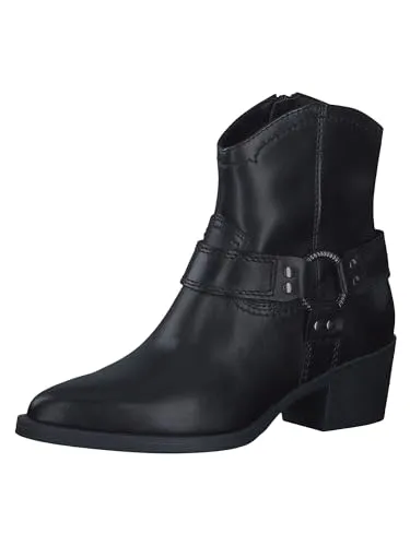 Tamaris Stiefelette 1-25705-43 003 - Wanderschuhe mit 5.5 cm Blockabsatz, ideal für stilvolle Outdoor-Abenteuer und optimalen Tragekomfort.