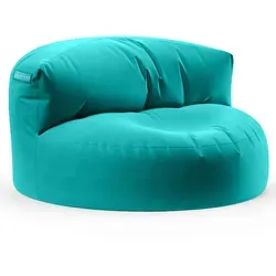 Green Bean® Sitzsack Sofa - Ergonomischer Lounge Sessel in Türkis - Sitzsäcke für drinnen und draußen, leicht, robust und mit abnehmbarem Bezug – perfekter Komfort für entspannte Momente in jedem Raum!