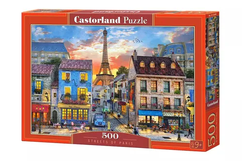 Puzzle 500 elementów. Ulice Paryża Castorland 5904438052684