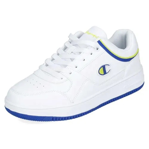 Champion Legacy Rd18 Low B Gs Low Top Jungen Schuhe Weiß Königsblau Ww017 36.5 EU