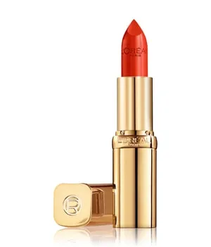 L'Oréal Paris Color Riche Satin Lippenstift Nr. 377 Perfect Red - Lippenstift mit 75% pflegenden Inhaltsstoffen, für bis zu 12 Stunden Feuchtigkeit und ein seidiges Satin Finish. Ideal für wunderschön geschminkte und gepflegte Lippen.
