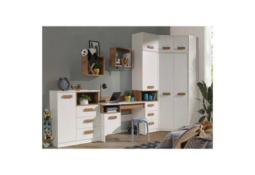 Ausziehbares Doppelbett Grant für Geschwister von Marmex Möbel