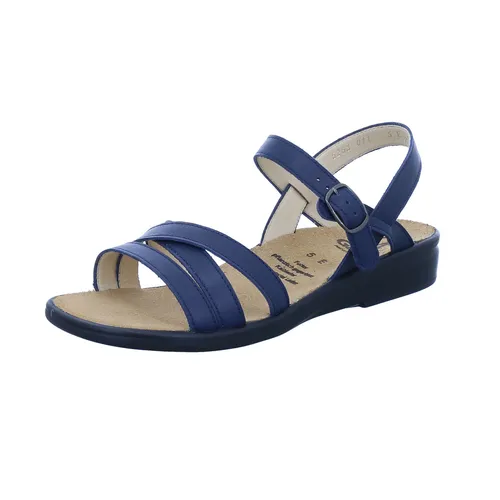 Ganter Damen Sonnica Sandale, darkblue, 40 EU Schmal - Wanderschuhe mit dämpfender PU-Laufsohle für optimalen Tragekomfort bei langen Spaziergängen