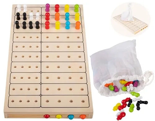 Engelhart Master Color – Kleines Holz-Reisespiel für Logikfans ab 6 Jahren
