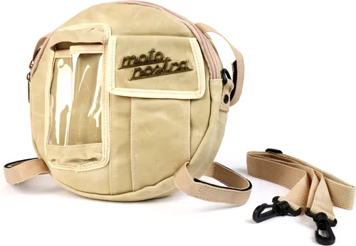 Moto Nostra Umhängetasche für Reserverad 10 Zoll – Beige