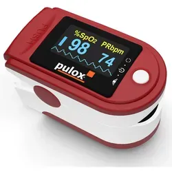 pulox - PO-200 Solo - Finger-Pulsoximeter - Rot 1 St