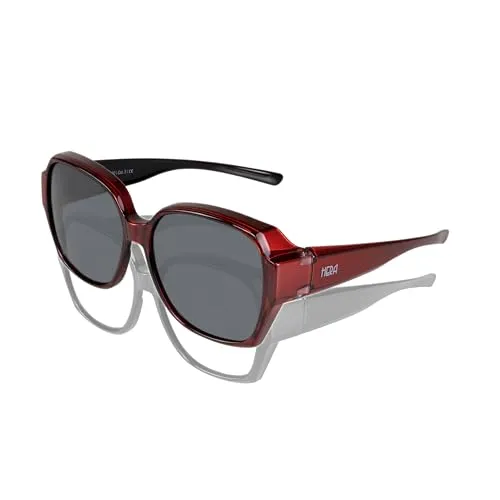 ActiveSol Überzieh-Sonnenbrille Hera für Damen, UV400 Polarisiert - Sportbrillen mit markantem Design, ideal für Brillenträger. Bietet zuverlässigen UV400-Schutz und reduziert Blendeffekte für klare Sicht beim Rad- und Autofahren.