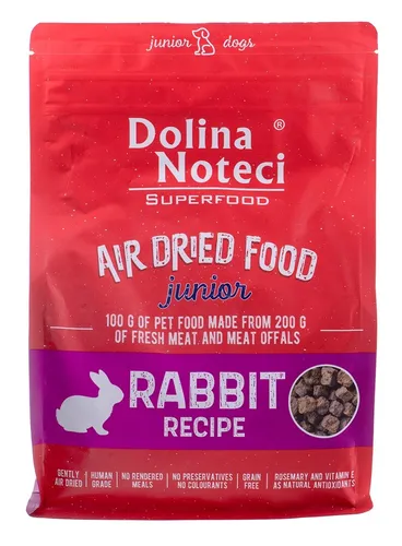 DOLINA NOTECI Superfood Junior Rabbit - Trockenfutter für Hunde - 5902921395843