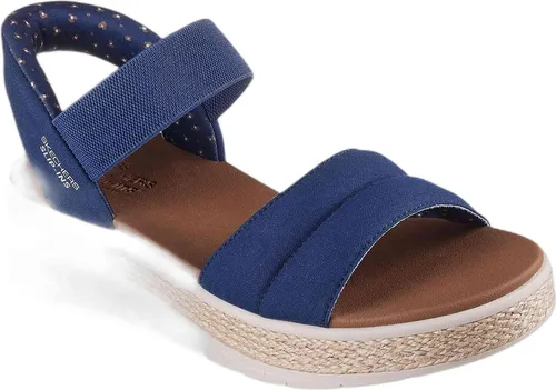 Skechers BOBS SUN RAY Keilsandale - Wanderschuhe, komfortable Plateausandale mit Plush Foam für ultimativen Tragekomfort, ideal für Sommerausflüge.