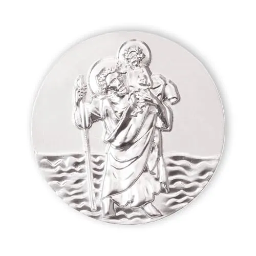 Automedaille Christophorus ohne Rand 3cm von Fritz Cox