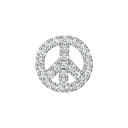 Thomas Sabo Einzel Ohrstecker Peace 925 Sterling Silber H2218-051-14