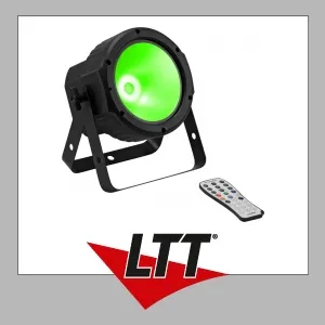 EUROLITE LED SLS-30 COB QCL Floor - 30W RGBW LED-Floorspot, vielseitige Farbwechsel und einfache Fernbedienung für beeindruckende Show-Effekte