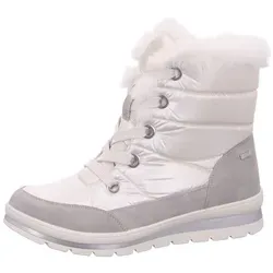 Caprice Damen Schnürstiefel 9-26226-41-132 in Beige, Gr. 4 - Wanderschuhe mit warmem Innenfutter und wasserabweisender Tex-Membran. Der seitliche Reißverschluss ermöglicht ein einfaches Anziehen, während die rutschhemmende Sohle sicheren Halt bietet.