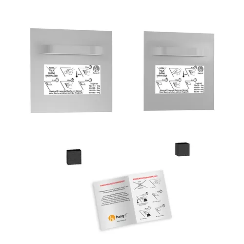 Spiegelaufhängung Set M