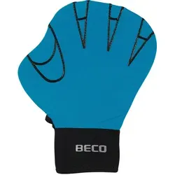 BECO Neoprenhandschuhe Aqua Fitness Schwimmhilfe Wasser Sport, Gr. S TÜRKIS