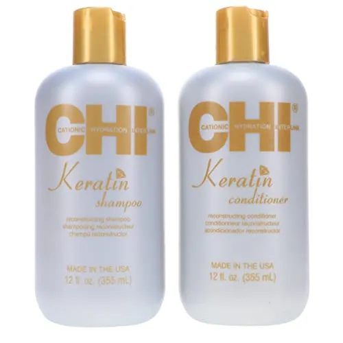 Farouk CHI Keratin Shampoo & Conditioner 355ml Set