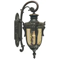 Elstead Philadelphia Außenwandleuchte - Elegante Außenwandleuchte aus Bronze und Glas, 19x26.5x52 cm, ideal für stilvolle Beleuchtung im Außenbereich, RoHS-zertifiziert.