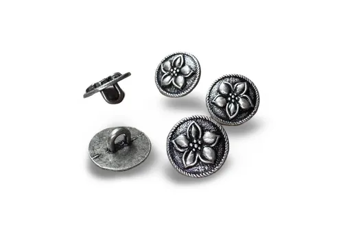 Befestigungen & Verschlüsse Silber von Hartmann-Knöpfe