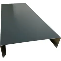 Mauerabdeckung 2 m Alu anthrazit RAL 7016 Zuschnitt 40 cm Siehe Skizze