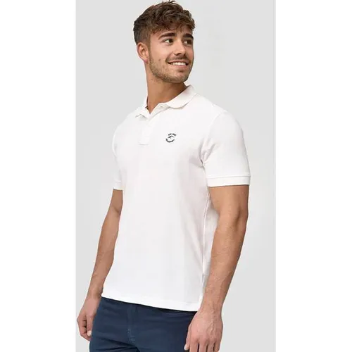 Indicode Wadim Poloshirt Herren – Casual Shirt mit feiner Logo-Stickerei in Weiß (XL) - Hochwertiges Poloshirt aus 100% Baumwolle, pflegeleicht und elastisch. Ideal für den Alltag und Freizeitaktivitäten. Regular Fit für optimalen Tragekomfort.