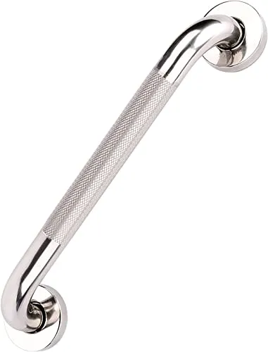 supregear Haltegriff Bad, 304 Edelstahl Badezimmer Haltegriff, Rutschfester Badezimmergriff Sicherheitsgriff Innen-/Außenhilfsgriff zum Küche Schlafzimmer Badewanne, Dusche und Schritte, 30 cm