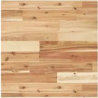 vidaXL Quadratische Tischplatte aus Massivholz - Gastrotischgestellte, langlebige Tischplatte aus robustem Akazienholz, ideal für Esstische und Bartische, pflegeleicht und stabil mit 2 cm Stärke.