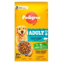 Pedigree Adult Hundefutter mit Fisch und Gemüse 12 kg - Hundefutter mit hochwertigem Fisch und frischem Gemüse, fördert die Gesundheit und Vitalität Ihres Hundes.