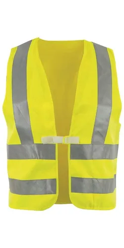 ASATEX Warnweste Größe universal gelb mit Schulterreflexstreifen EN 20471 Kl. 2