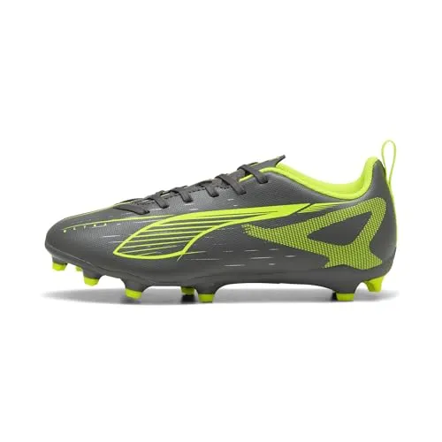 PUMA Fußballschuhe Ultra Play FG/AG Jr Teenager 108170 03 grau - Leichte Fußballschuhe für Jugendliche mit SPEEDSYSTEM-Außensohle, ideal für festen Boden und Kunstrasen - optimaler Komfort und Performance auf dem Platz.