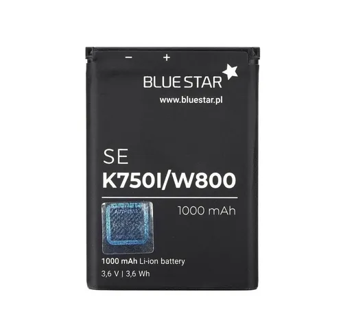 BlueStar Akku Ersatz kompatibel mit Sony Ericsson K750i 1000mAh 3,6V Li-lon Au Smartphone-Akku