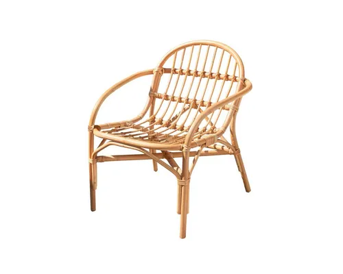 Tikamoon Gartenlounge-Set Outdoor Rattanstuhl naturfarben - Eleganter Rattanstuhl für den Außenbereich, handgefertigt aus hochwertigen Naturfasern. Ideal für entspannte Stunden im Garten. Maße: H 73 x B 65 x T 72 cm, Gewicht: ca. 4.5 kg. Schützen Sie Ihre Möbel vor Feuchtigkeit für eine lange Lebensdauer.