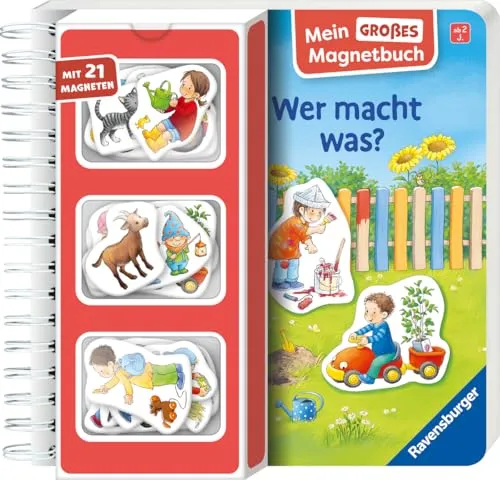 Mein großes Magnetbuch: Wer macht was?