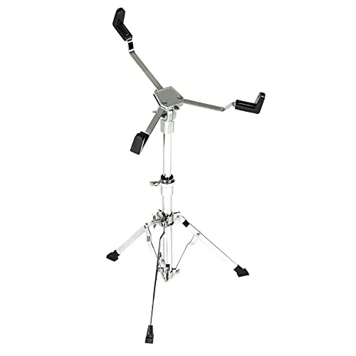 Fame Snare Ständer, Einstrebiger, Verchromt, Höhenverstellbar, Leicht & Flexibel, Für kleine Trommler bis 6 Jahre, Ideal für 10 Zoll Snare Drums