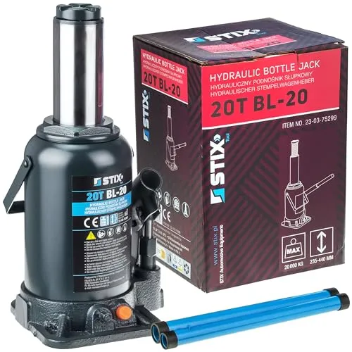 STIX Hydraulischer Flaschen-Wagenheber BL-20 mit 20t Tragkraft