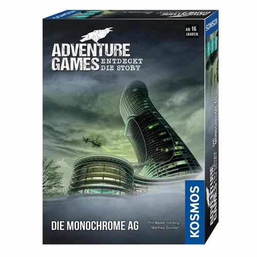 KOSMOS Adventure Games - Die Monochrome AG Abenteuerspiel Escape Spiel ab 16 J.