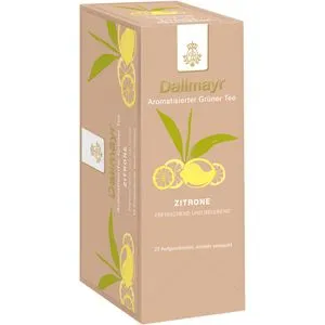 Dallmayr Tee Grüner Tee Zitrone, 25 Teebeutel, 43,75g