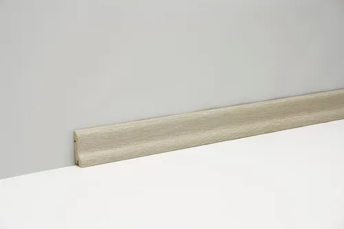 Classen Clip-Fußleiste 240 cm 40 x 20 mm Silberesche