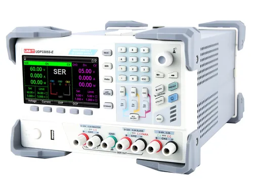 UNI-T Labornetzgerät UDP3305S-E, 4 Kanal - Regelbares Netzgerät mit 328 W Leistung, ideal für präzise Laboranwendungen und Programmierung von Spannung und Strom.