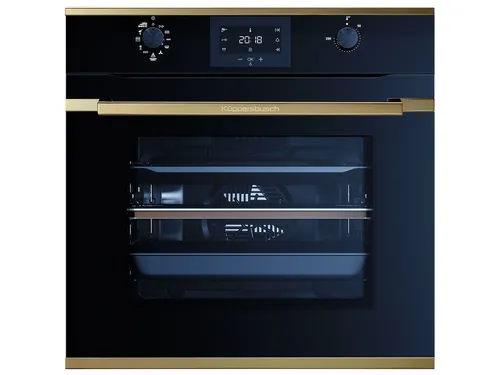 Küppersbusch BP 6332.0 S4 K-Series.3 Pyrolyse Pizza-Backofen Schwarz/Gold