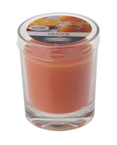 Steinhart Kerzen Duftkerze Duftkerze im Glas Orange 79/65 mm, ca. 26 h