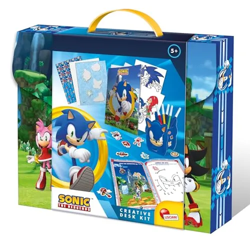 Lisciani Sonic Creative Desk Kit – Tragbares Kreativ-Set für Kinder