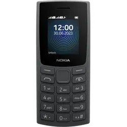 Nokia 110 Feature Phone mit rückwärtiger Kamera Charcoal - Das Nokia 110 ist ein kompaktes Mobiltelefon mit MP3-Player und rückwärtiger Kamera. Genießen Sie wochenlange Stand-by-Zeit und eine einfache Bedienung für den Alltag.
