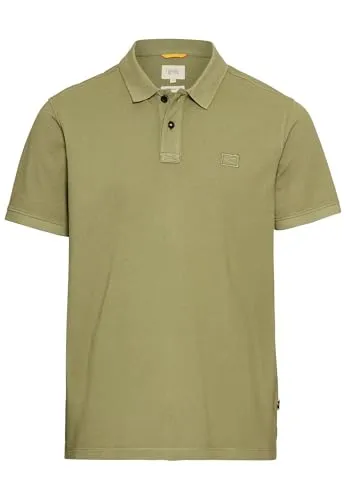 camel active Poloshirt grün XXL - Herren-Shirt aus 100% Baumwolle, pflegeleicht und ideal für lässige Outfits in dusty khaki.