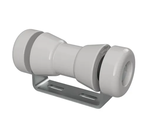 SUPROD Auffahrrampe Polyurethan Kielrolle mit Halter inkl. Endkappen verzinkt