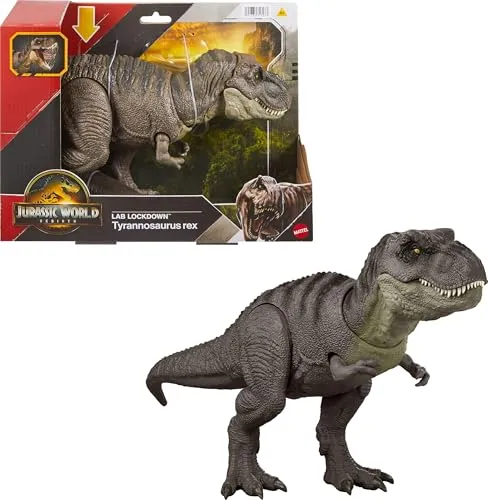 Mattel Jurassic World Laborangriff JGM16